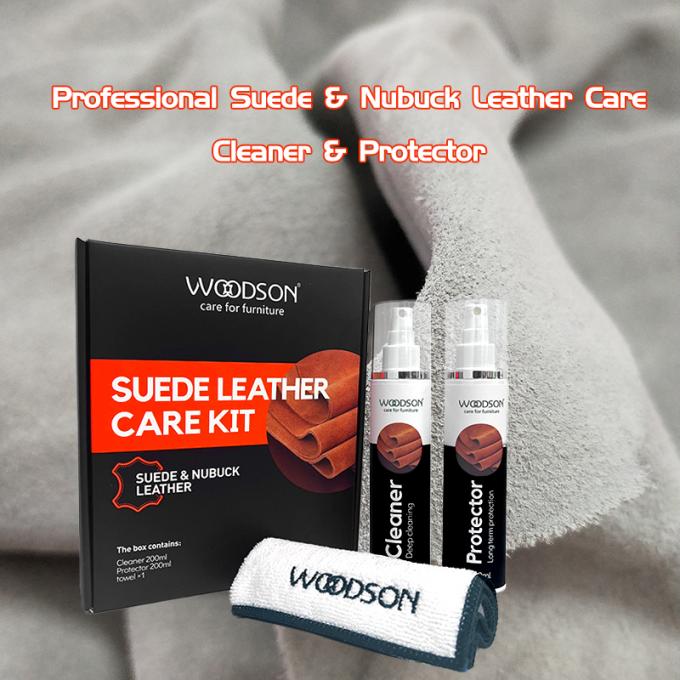 Nubuck & Suede Kulit Sofa Perawatan Kit Suede Pembersih Semprot dan Pelindung ramah lingkungan Suede dan Nubuck Kit Pembersih 0