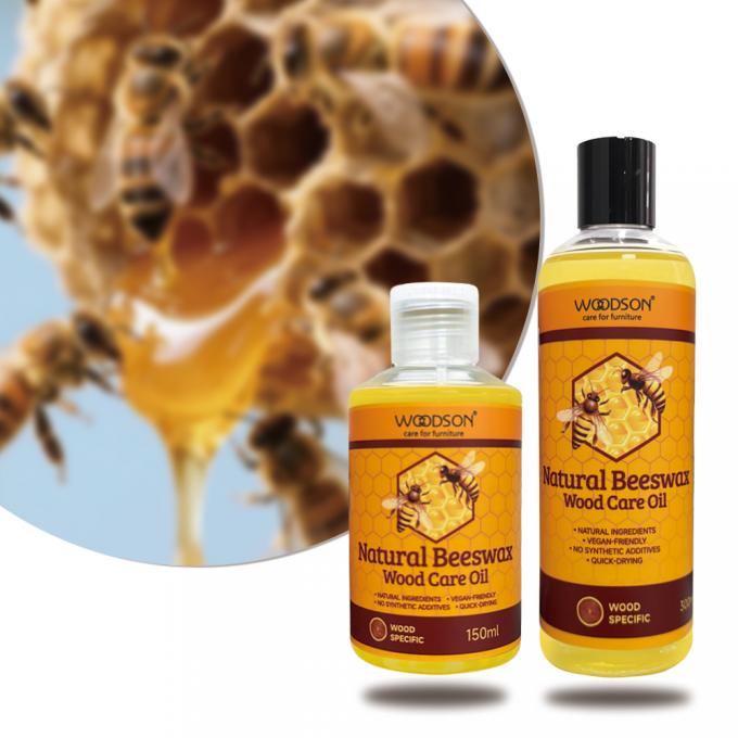 Lilin Kayu Perawatan Furnitur Lilin Lebah Pelembab Tahan Lama Menghasilkan Lilin Lebah Alami yang Hangat dan Mengkilap Pelindung Minyak Lilin Kayu 150ml 1